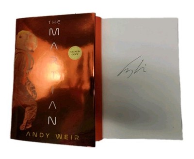 Andy Weir SIGNED Book The Martian Deluxe Edition AUTOGRAPHED AUTOGRAPH 2026 NEW
