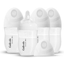 Gulicola PP NOT Glass Baby Breastfeeding Bottles Newborn Set 4 Pack, Extra ...