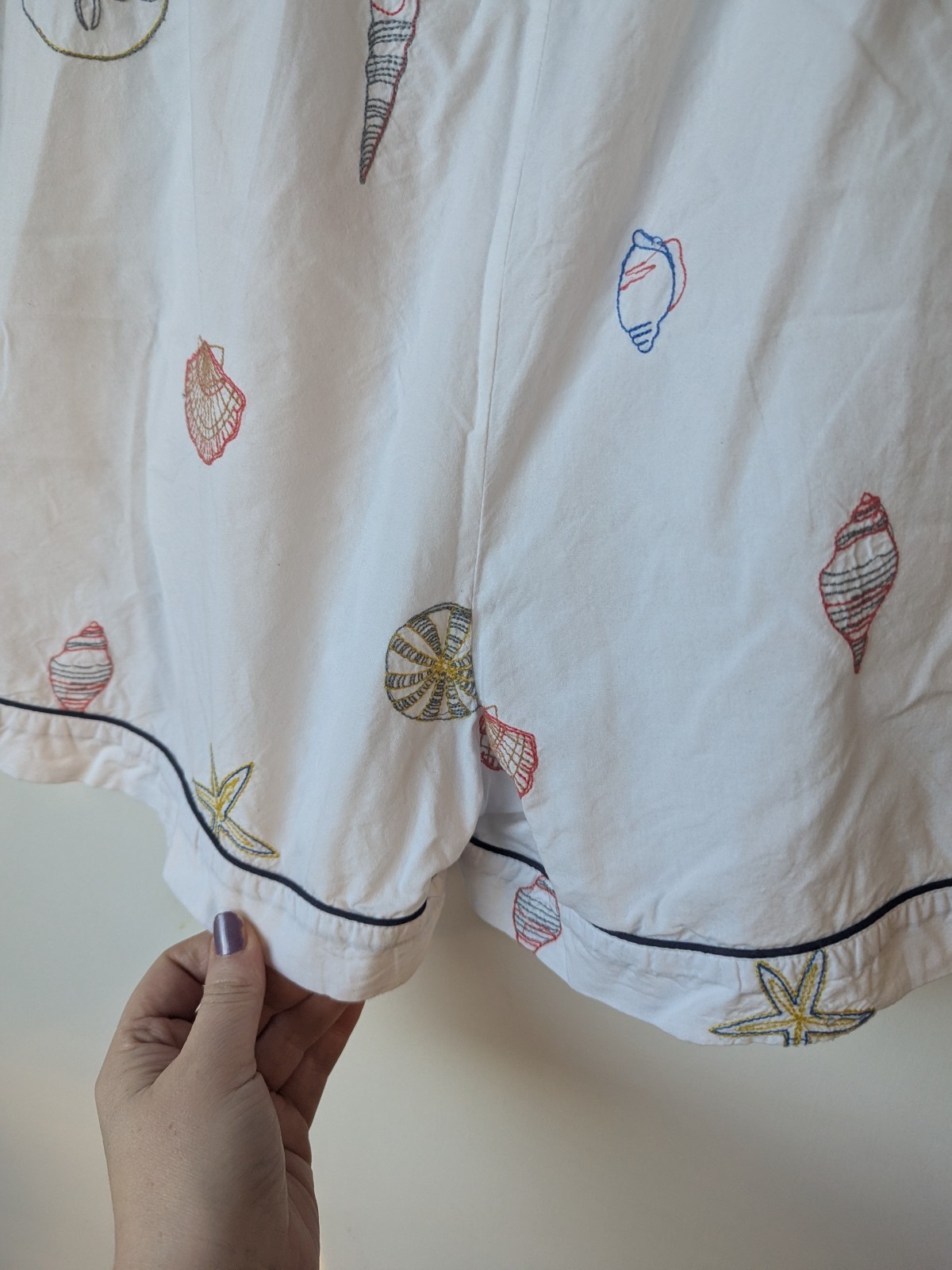 Printfresh Beachy Embroidered Seashell Pajamas PJ… - image 4