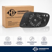 Spiegelglas Aussenspiegel Rechts Diederichs 1030028 FÜR Audi Ersatzglas Spiegel