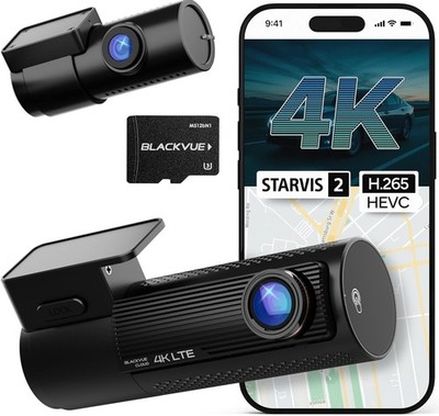 NEW BlackVue DR970X-2CH LTE Plus II 64GB 4K Cloud Dash Cam | Built-in LTE, Wi-Fi