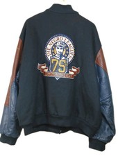 VTG Negro Leagues 75th Anniversary Varsity Jacket 2XL Wool and Leather USA Made