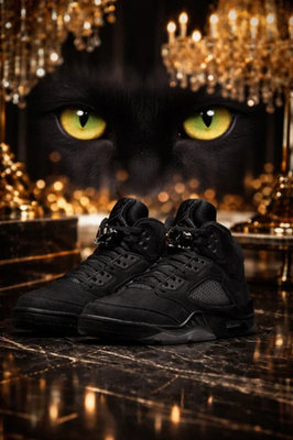 #ad Jordan 5 quot;Black Catquot; Men#x27;s Size US 7 12 $108.99