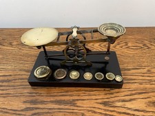UNUSUAL ANTIQUE SAMPSON MORDAN LONDON POSTAGE SCALES PARTRIDGE COOPER FLEET ST