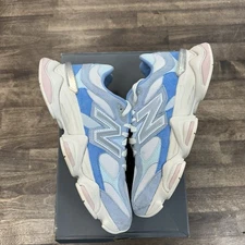 Size 8-  Blue White New Balance 9060 (USED)