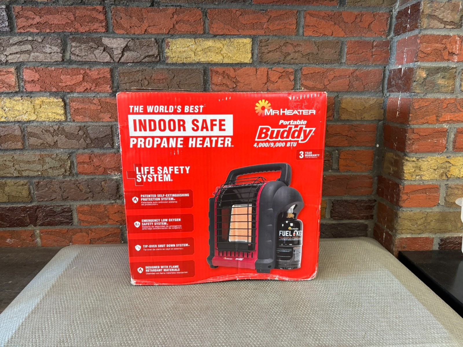 Mh9bx Propane Radiant Heater - Red/black