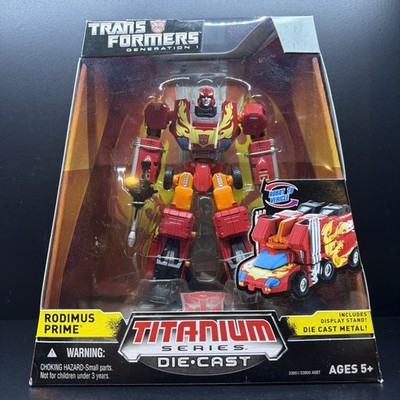 Hasbro Transformers Titanium Series Die Cast Generation 1 Rodimus Prime NIB