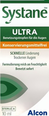 Systane ULTRA Augentropfen High Performance - Konservierungsmittelfrei -  10 ml 