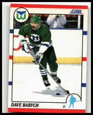 1990-91 Score American #172 Dave Babych Hartford Whalers