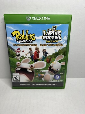 Xbox 1 XB1 Rabbids Invasion Interactive TV Sho Brand New Tri-Lingual
