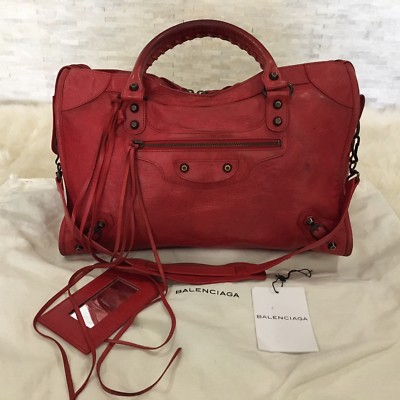 Borse Balenciaga in Pelle Rosso - 23869246
