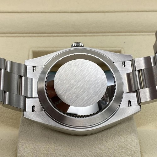 Rolex Datejust 36mm Acier Inoxydable Blanc Romain Cadran Automatique Montre - Photo 8 sur 8