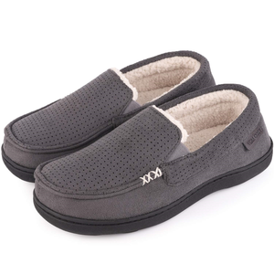 memory foam moccasin slippers womens