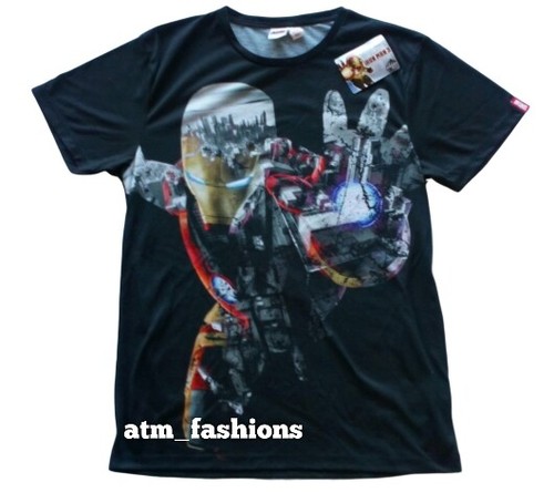 Primark Ladies Black Iron Man 3 T-Shirt Tee Top Gift New | eBay