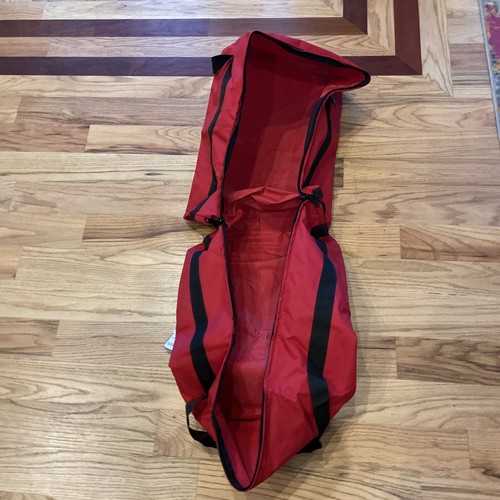 Chief Supply Seco Gear XL Firefighter Turnout Gear Step-In Bag Red Nylon S33 - Picture 7 of 7