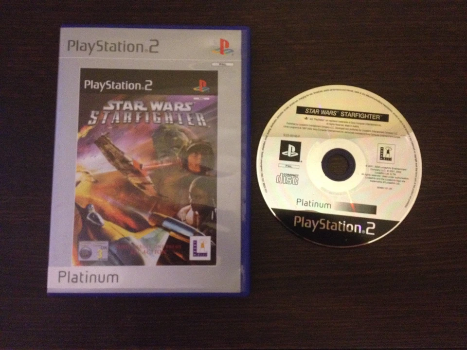Star Wars Starfighter Play Station 2 PS2 Pal - Photo 1/1