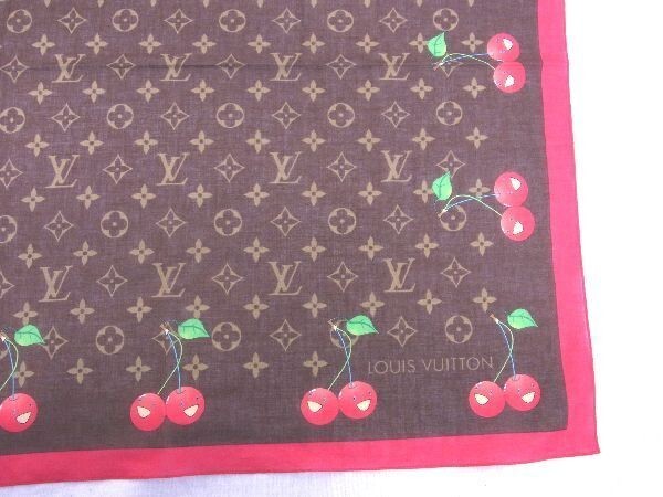 Takashi Murakami x Louis Vuitton Cherry Monogram Scarf