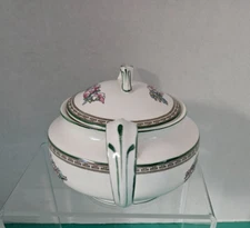 Vintage K.T. & K, SV China flowers deco V.D.H. teapot