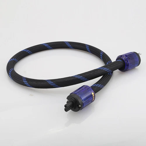 High-End Rot Kupfer US Stromkabel AC Hifi Audio Netzkabel Dreipoliger Kaltgerätestecker - Bild 3 von 7