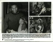 1988 Press Photo Mike Tyson and guests at 