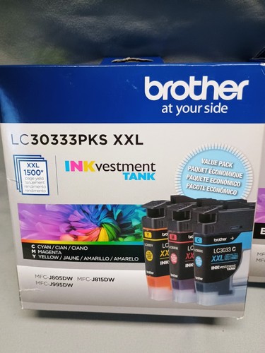 Brother 2024.04 color lc30333pks xxl mfc-j805dw mfc-j815dw mfc-j995dw; lc3033bk - Picture 2 of 10