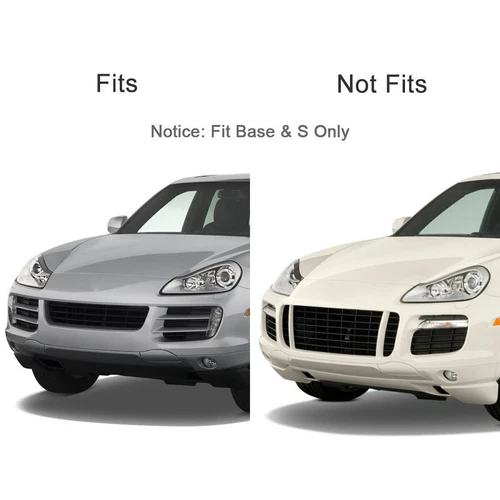 2pcs Headlight Washer Nozzle Cover Cap For Porsche Cayenne BASE S 2008-2010 - Picture 4 of 9