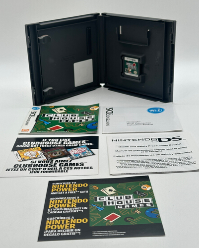 Clubhouse Games (Nintendo DS, 2006)- CIB- W/Manual- TESTED & WORKS - Picture 3 of 5