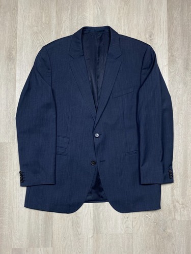 Hugo Boss Herren Seide-Wolle Anzug 2 Knöpfe Blazer + Hose Größe 56 (XL) - Bild 2 von 14