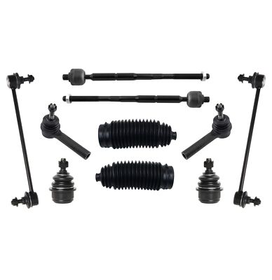 10pc 2WD Front Ball Joints Tie Rods Boots For 2006-2010 Dodge Ram 2500 3500 1500 - Foto 2