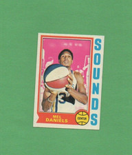 1974 Topps Basketball Set MEL DANIELS Card # 192 - VERY NICE - SEE SCAN