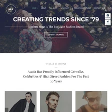 Modern Shop Website Design with Free VPS Web Hosting and Installation