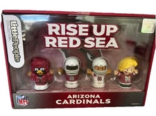 NFL Official Arizona Cardinals Little People Collector Set NIB Rise Up Red Sea!