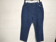 Vintage 80  s LEE Riders Dark Wash Union Made In USA Women's Jeans 20 M