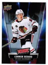 2024 UPPER DECK NATIONAL HOCKEY CARD DAY CONNOR BEDARD V-9 VICTORY BLACK ROOKIE