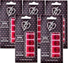 5 pack x Iron Fist - 12, Ruff Rider Nail Polish Strips/Stickers - Red Skull