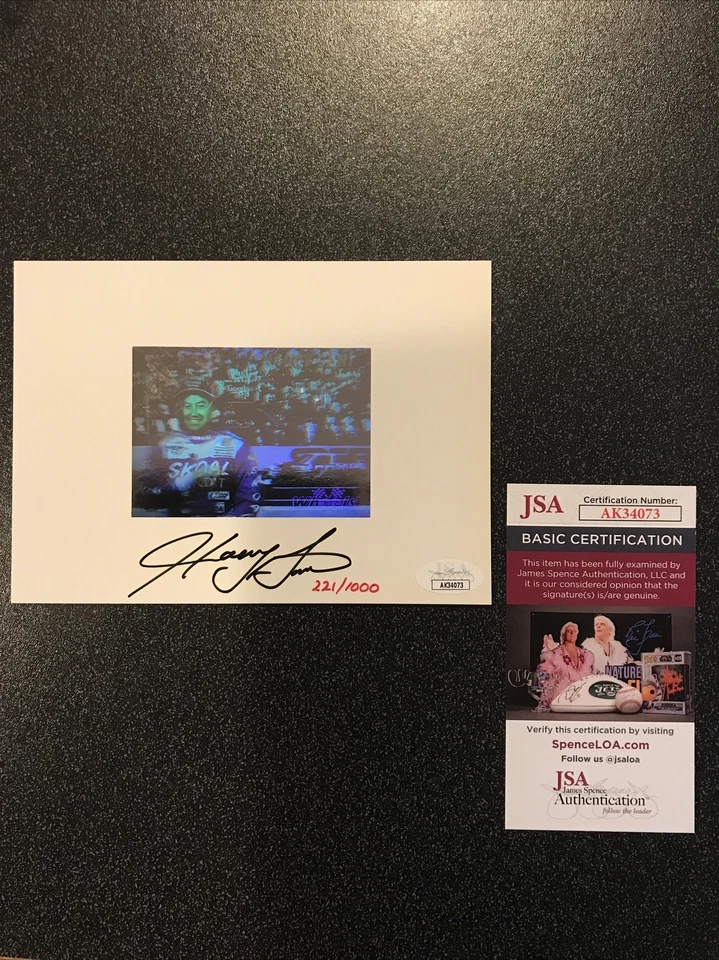 Harry Gant Signed Autographed Skoal Hologram 222/1000 JSA COA - Image 4 of 4