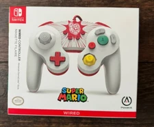 PowerA WIRED Controller Nintendo Switch Super Mario GameCube Style New