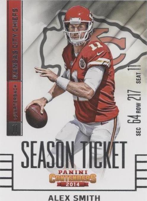 2014 Panini Contenders Alex Smith #31 - 1 of 2
