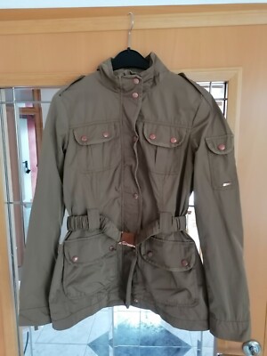 Esprit - Damenjacke, Parka, Jacke Khaki Gr. 38 gebraucht 