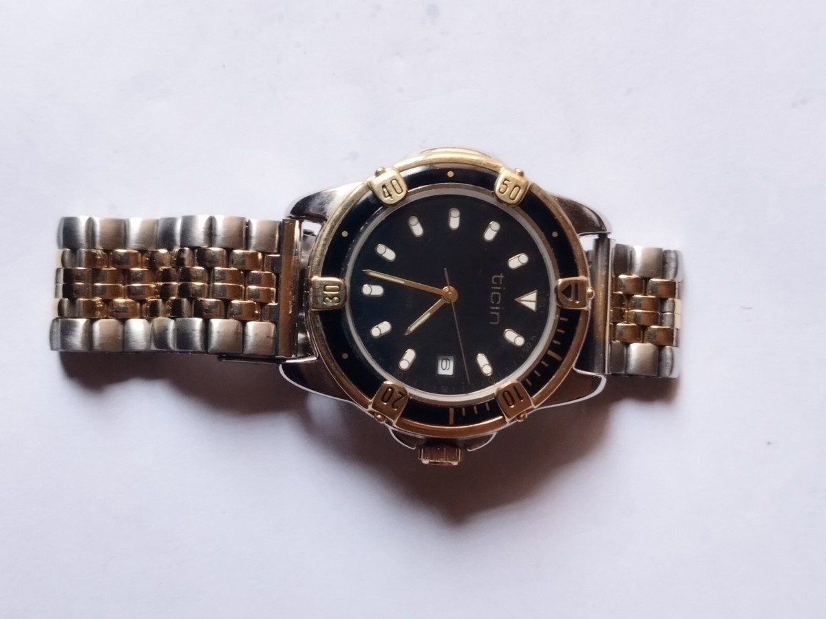 Cronografo Marchio Ticin Orologi OROLOGIO DA UOMO VINTAGE TICIN