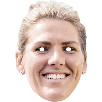 Millie Bright Fußball Promi Karte Gesichtsmaske - Ready To Wear - Kostüm