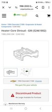 88-98 Chevy Gmc Truck Silverado 92-98 Suv Hvac Heater Ac Evaporator Core Case 88-98 Chevy Gmc Truck Silverado 92-98 Suv Hvac Heater Ac Evaporator Core Case