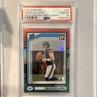 2024 Panini Donruss Caleb Williams #327 Optic Preview Red & Green PSA 10