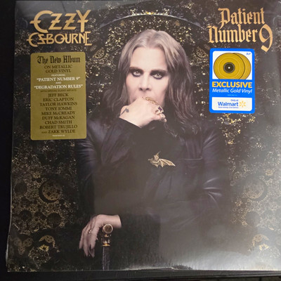 Ozzy Osbourne Patient Number 9 Epic Records Gold Colored Vinyl LP 12''