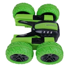 Amicool RC Stunt Car 2.4GHz Green Flip Double Sided Toy Vehicle, No Remote