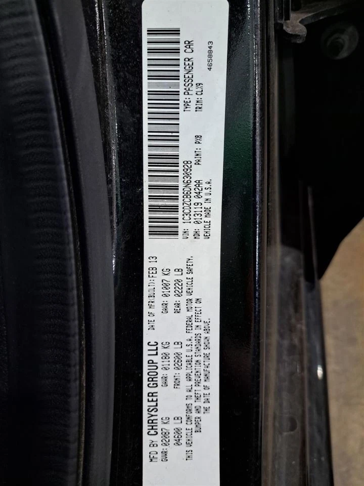 Cilindro maestro de freno trasero Avenger Sku #4187848 2013 Foto 2 de 4