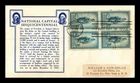 DR JIM STAMPS US COVER NATIONAL CAPITAL FIRST DAY ISSUE SCOTT 989 BLOCK OF 4