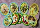 Vintage Coca-Cola Mini Tin Tip Trays - Lot of 9 - CM1062
