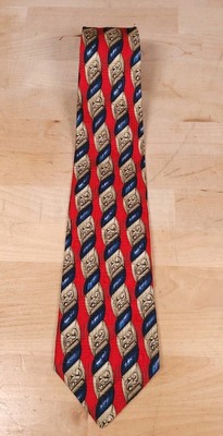 Robert Talbott Best Of Class Tie Hand Sewn Silk Red Gold Blue Made In The USA 