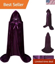 Lightweight Hooded Cape for Halloween Parties - Unisex Adult Cosplay Essential
